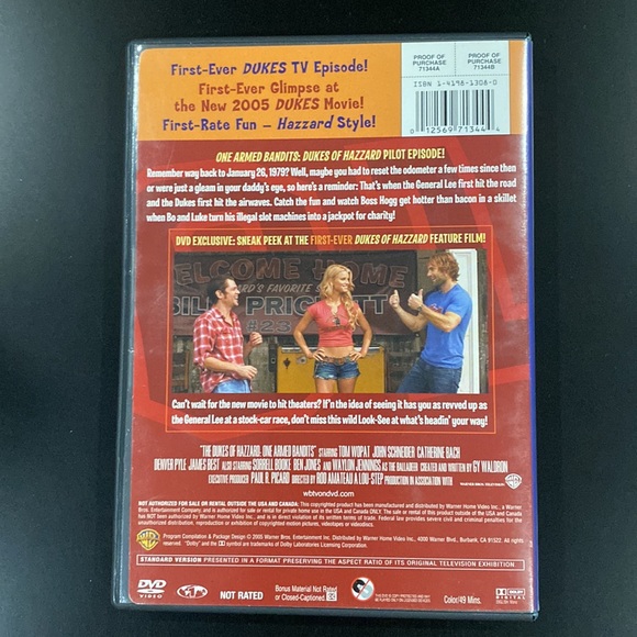 The Dukes of Hazzard: Pilot TV Episode - DVD - Picture 2 of 4